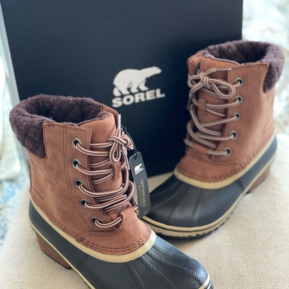 SOREL WOMENS SLIMPACK™ II LACE WATERPROOF DUCK BOOT - Women’s Size 7 - NEW - Picture 8 of 8